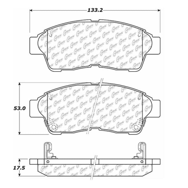 Centric Parts Centric Premium Pads, 300.05620 300.05620 - main
